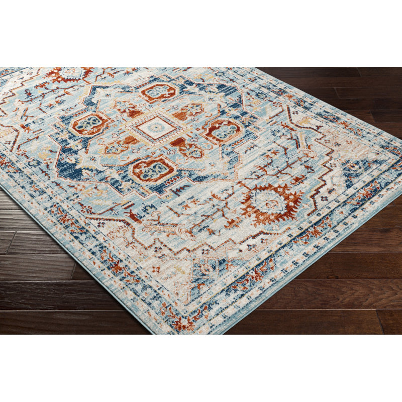 Aldusa Oriental Indoor Rug, Rectangle 5'3" x 7'
