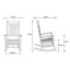 Chaise berçante d'extérieur Derrek-1033246050