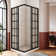34'' W 72'' H Framed Square Reversible Shower Enclosure