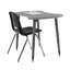 Table d'activité thermofusionnée avec pieds fuselés réglables Adapte 25 x 37-115943353-115943352