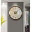 Horloges murales blanches en bois massif blanc-110396037