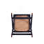 Ensemble de 2 chaises pliantes noires et naturelles