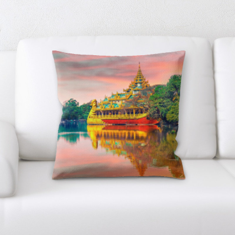 Microsuede Throw Pillow