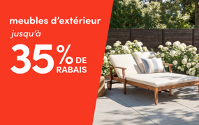 meubles d'extérieur en solde