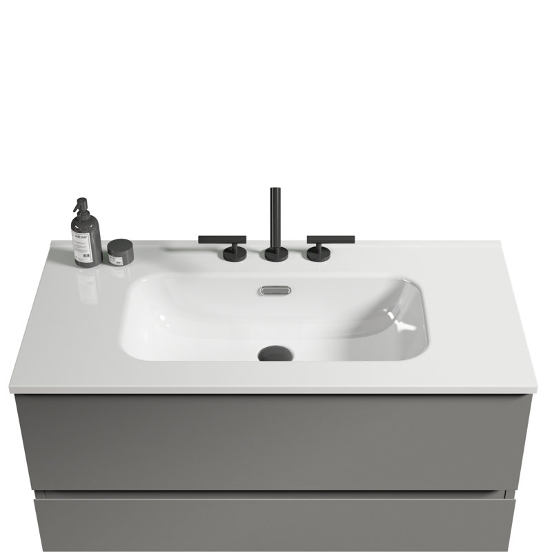 White Ceramic Basin, Seamless Construction, Long - Lasting Integrated Construction