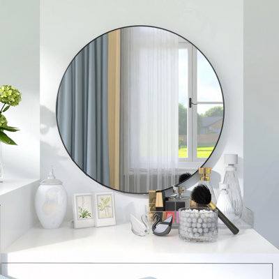 Grand miroir rond 24 po