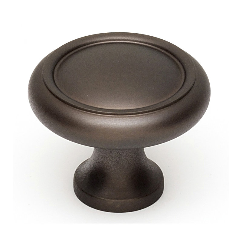 Poignée champignon surdimensionnée, Bronze chocolat, H 1,25 po x l 1,25 po x P 1,25 po