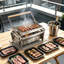 Barbecue rotatif à 360° en acier inoxydable