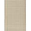 Tapis touffeté à la main 2 pi x 3 pi champagne et brun en laine-916426010
