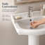 77.5 Ceramic Material Single Double Bathroom Vanity Top Sink