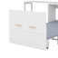 Lit escamotable simple avec bureau à position réglable-681504836