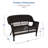 Karan 52'' Wide Straight Metal Loveseat-1472335104