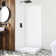 DreamLine DreamStone 36 in. D x 36 in. W Base and Wall Kit in White Traditional Subway Pattern