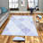 Premium Woven Area Rug, 5.2 x 7.5 Feet, 100% Polyester, 0.3 Inch Pile Height | Antibacterial, Non-Slip PVC Felt Dot Underside | Machine Washable, 3D Digital Print, Ideal for Living Room & Bedroom Decor-1493081981