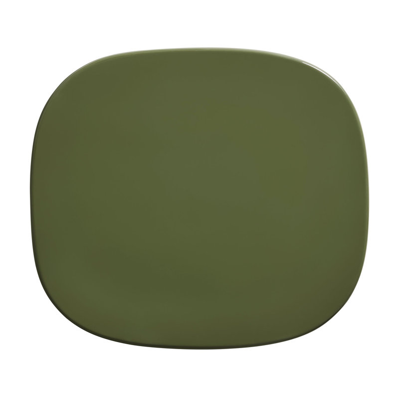 Small Talk Outdoor Side Table, 17" H x 16" W x 14" D, Olive