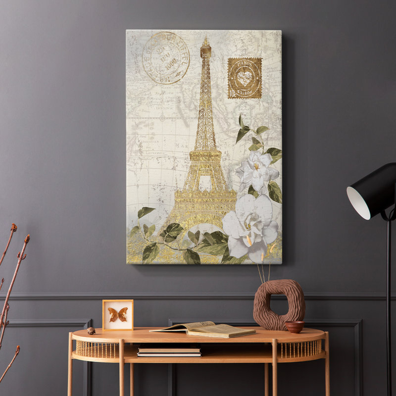 J'aime Je Vis -Gallery Wrapped Cavas, 18" H x 12" W