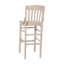 Tabouret de bar en bois avec repose-pieds Prompton School House-1600924879