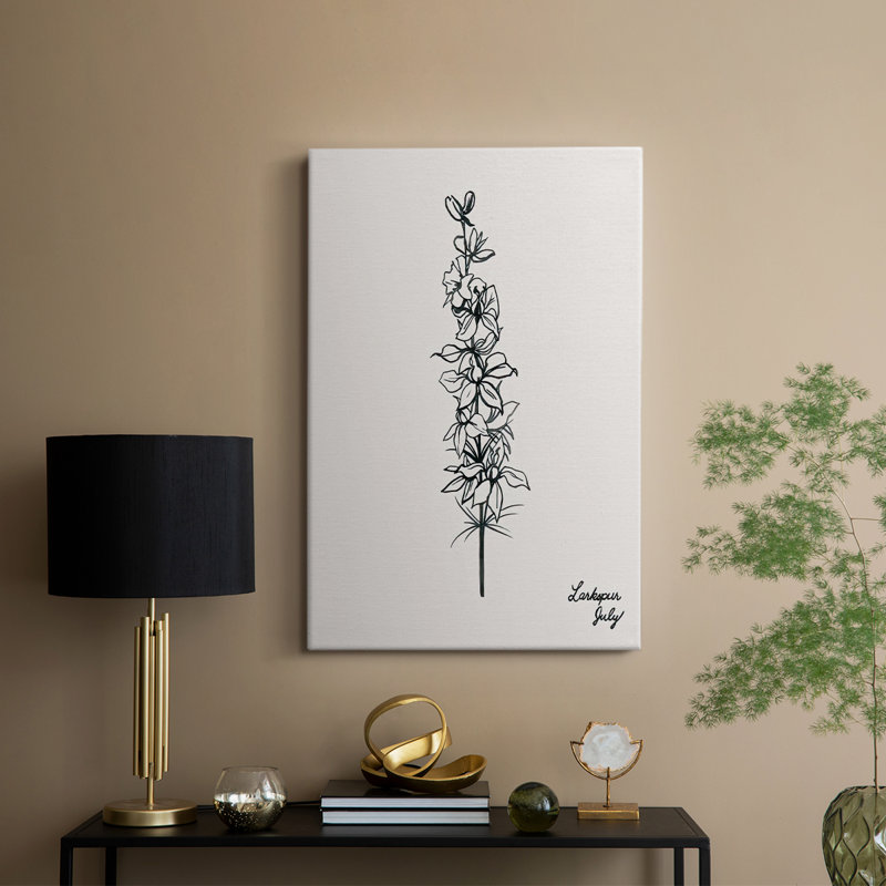 Fleurs Annuelles VII - Cavas Gallery sur mesure, H 48 po x l 32 po