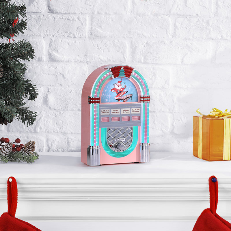Juke-box rétro 9 po - rose