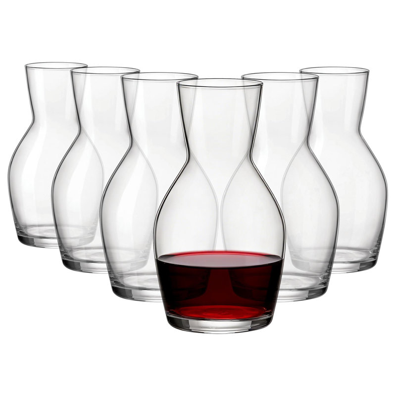 Bormioli Rocco Ypsilon Glass Wine Carafes - 500ml - Pack of 6