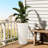 2 Pcs 23.6 Inch Tall Decorative Planter Pots For Outdoor Indoor Garden Patio Front Porch-1600131957