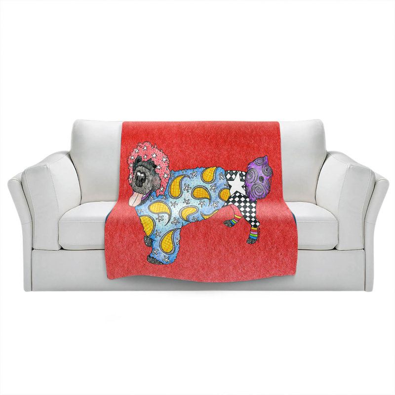  Couverture pour chien Schnauzer, 51 po x 60 po, Melon d'eau, Chien d'eau portugais
