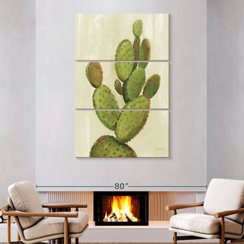 Harnek Front Yard Cactus I, 74'' H X 48'' W