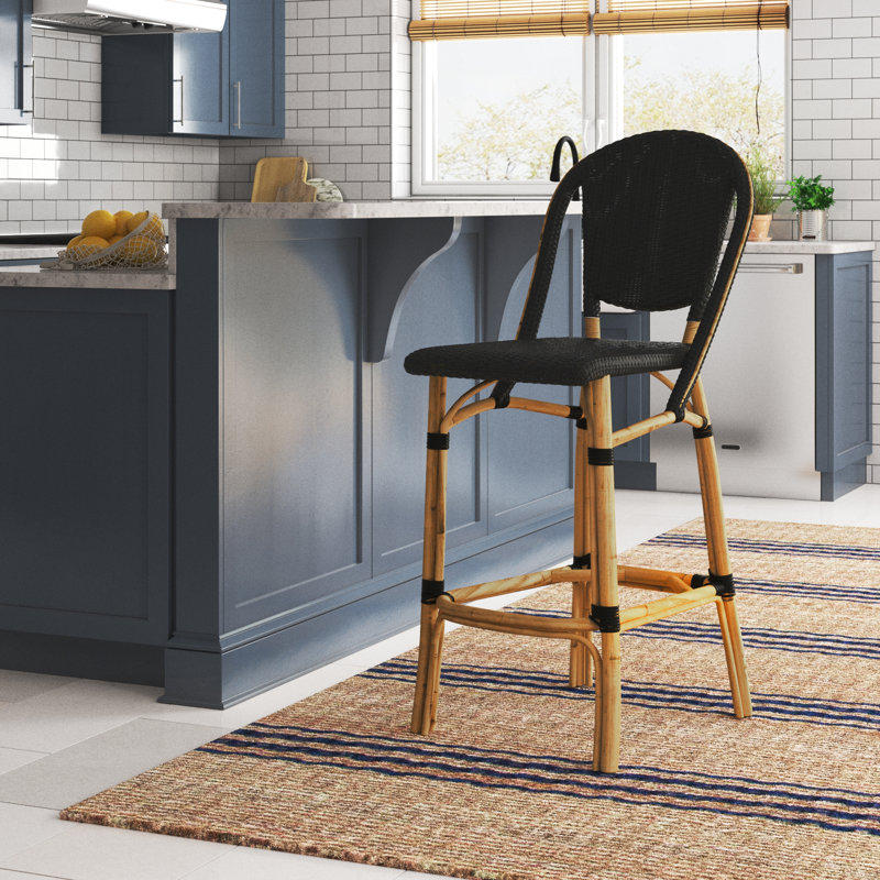 Tabouret Popplestone, Tabouret de comptoir (siège d'une hauteur de 26,4, Noir