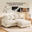 Causeuse en chenille 2 places avec repose-pieds-1668850405