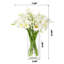 Arrangement floral mélangé dans un vase