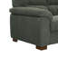 Canapé futon de style transitionnel capitonné avec porte-gobelet encastré et base convertible en lit