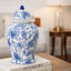 Pot à gingembre en porcelaine bleu-blanc Brady-124561645