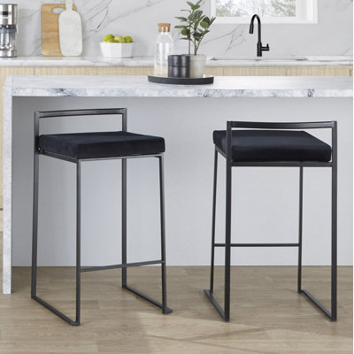 Ernestine Upholstered Counter Stool