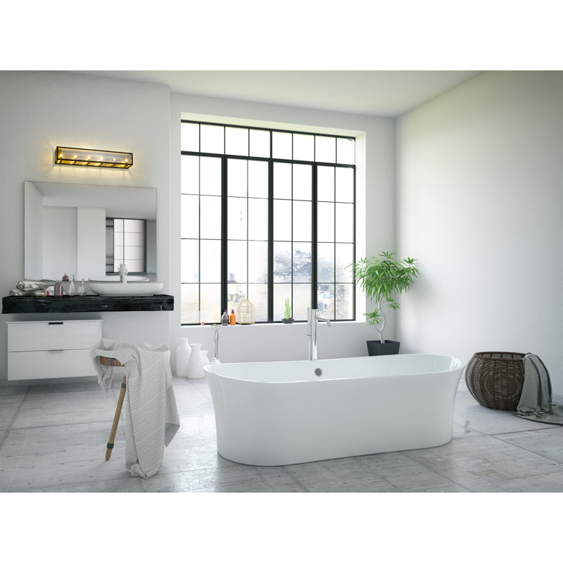 Hadar 6 - Light Dimmable Vanity Light, Misty Charcoal