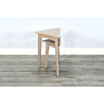 Gracie Oaks Bijou Triangular Nesting Table