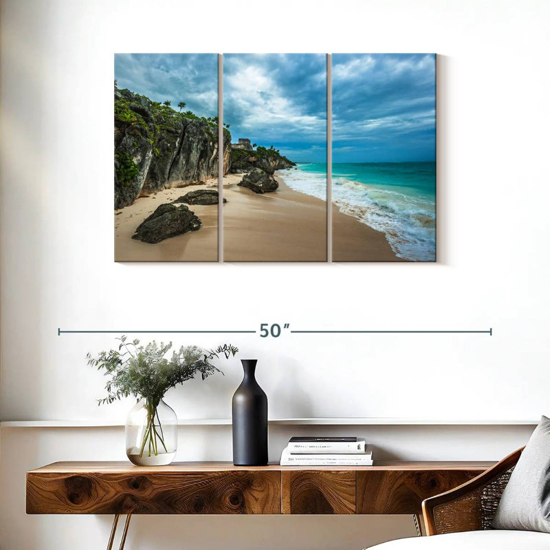 Tulum Gillard Cliffs, 24" H x 38" W