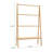 Bamboo Ladder Towel Rack with Storage Shelf