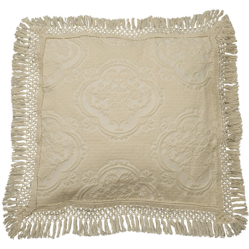 HYDE PARK Polyester Sham, Ivory, Euro