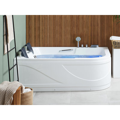 Kandace 1700mm x 119mm Acrylic Bathtub with Tap