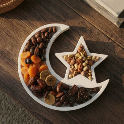 Plateau de service Crescent Moon & Star