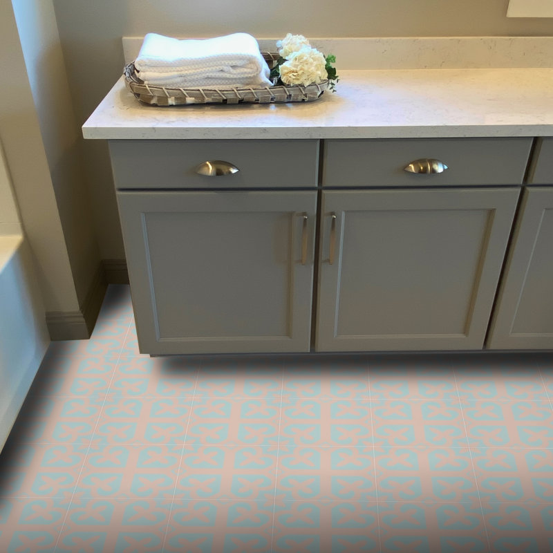 Trivoli 8" x 8" Cement Patterned Wall & Floor Tile