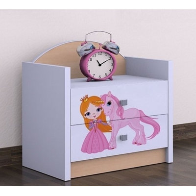 Pamelia 2 Drawer Nightstand