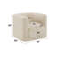 Chaise Upendo avec pivot, lin beige