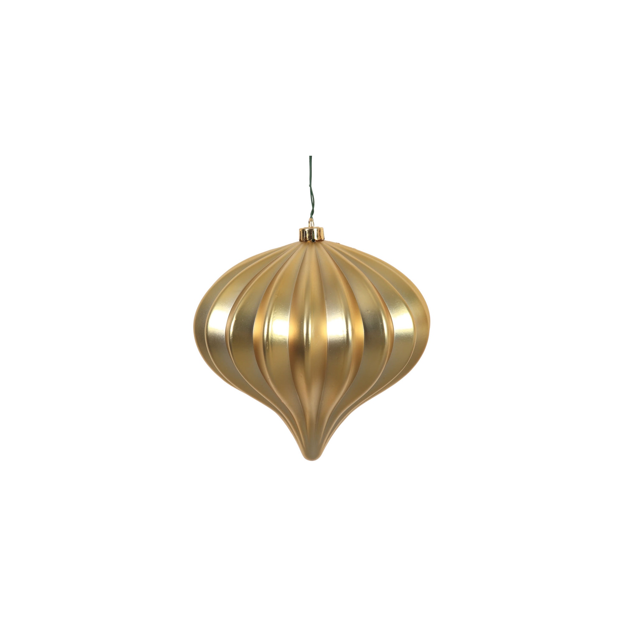 5.7" Onion Christmas Ornament UV, Gold