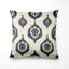 Coussin Country Farmhouse - Coussin Ikat classique noir et beige-125946813