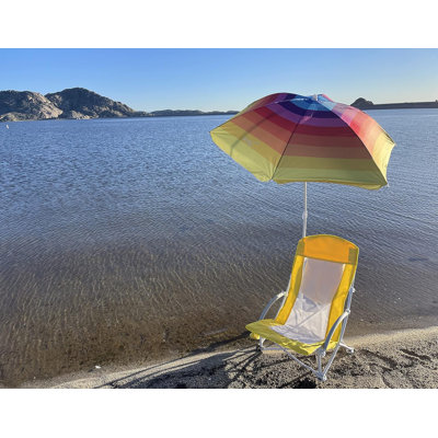 Starri Folding Beach Chair by Arlmont & Co.
