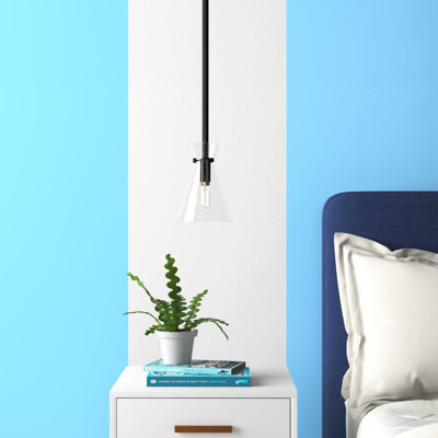 Luminaire suspendu conique à 1 lumière Jaylah