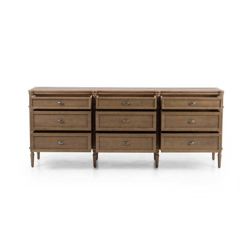 Toulouse 9 - Drawer Dresser, Toasted Oak