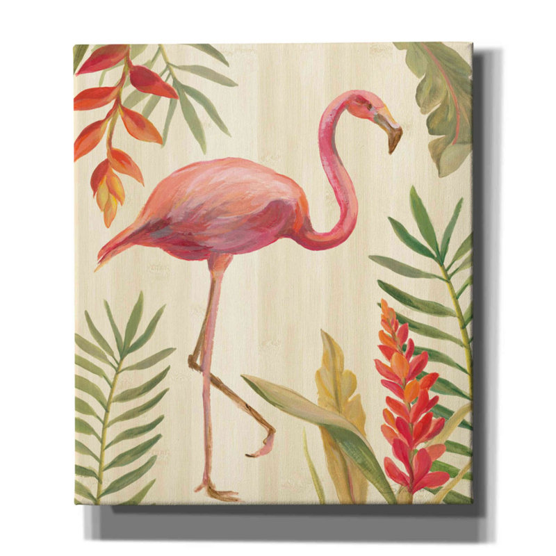 «Tropical Garden IX» par Silvia Vassileva, art mural sur toile, H 30 po x l 26 po x P 1,5 po