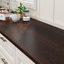 Brown Walnut Wood Grain Peel And Stick Wallpaper For Countertops, Cabinets - 17.7" X 276"